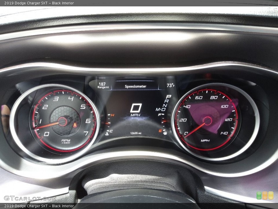 Black Interior Gauges for the 2019 Dodge Charger SXT #144403008