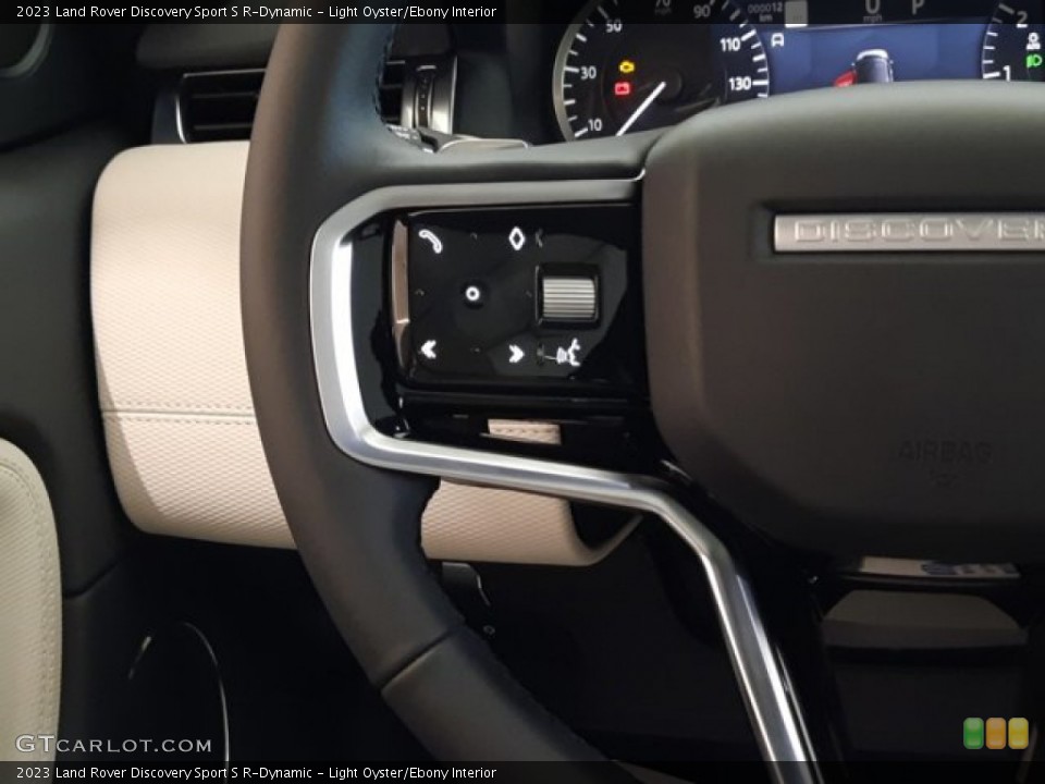 Light Oyster/Ebony Interior Steering Wheel for the 2023 Land Rover Discovery Sport S R-Dynamic #144403704