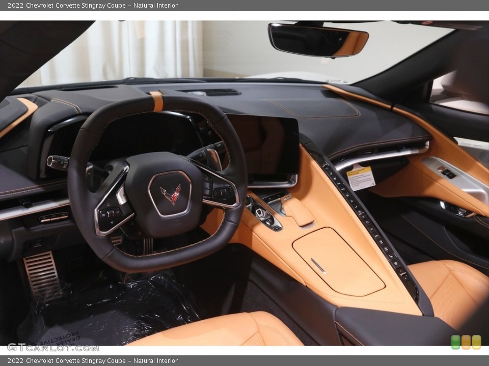 Natural Interior Dashboard for the 2022 Chevrolet Corvette Stingray Coupe #144403941