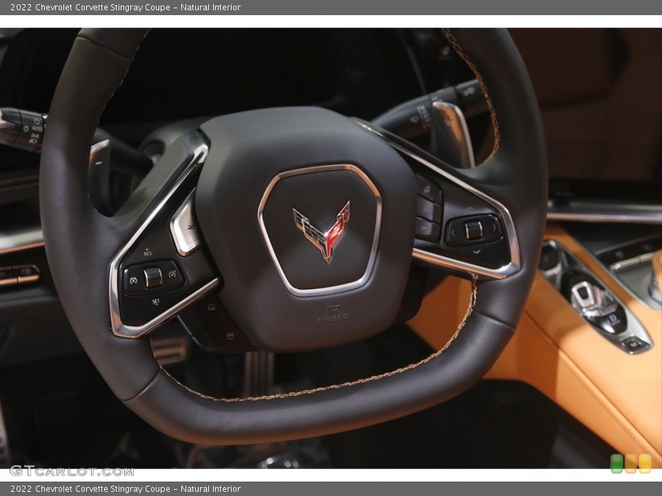 Natural Interior Steering Wheel for the 2022 Chevrolet Corvette Stingray Coupe #144403956