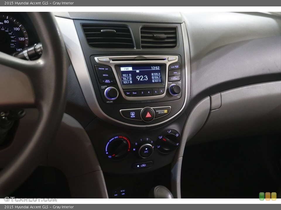 Gray Interior Controls for the 2015 Hyundai Accent GLS #144403986
