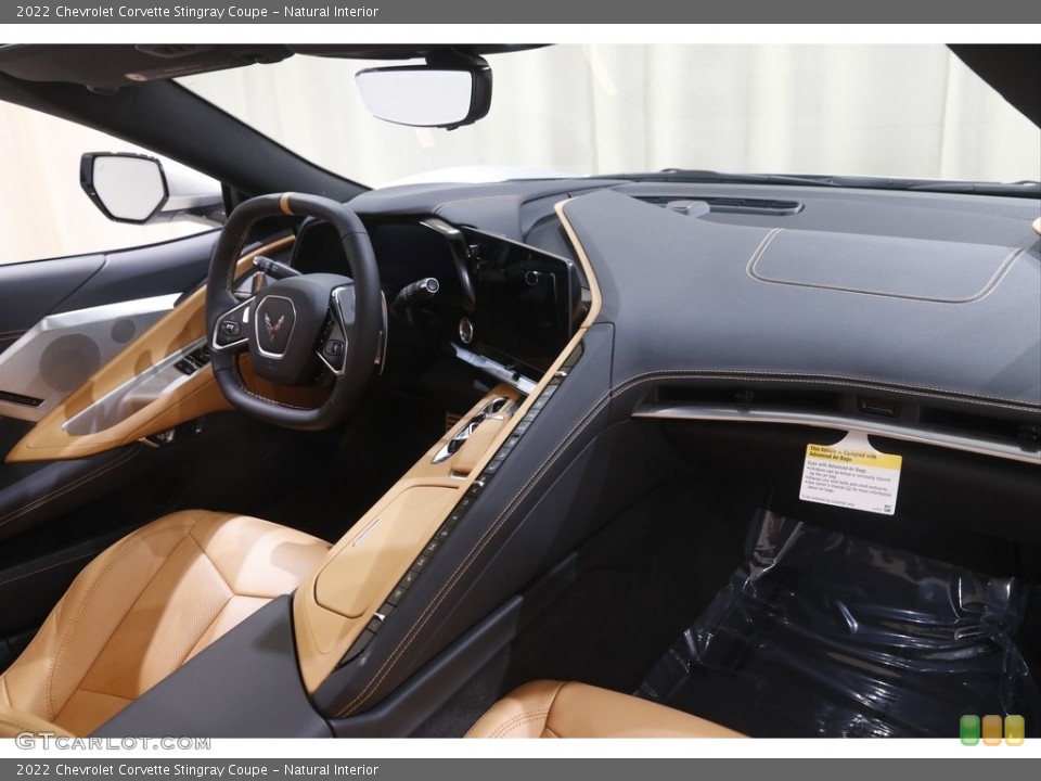 Natural Interior Dashboard for the 2022 Chevrolet Corvette Stingray Coupe #144404190