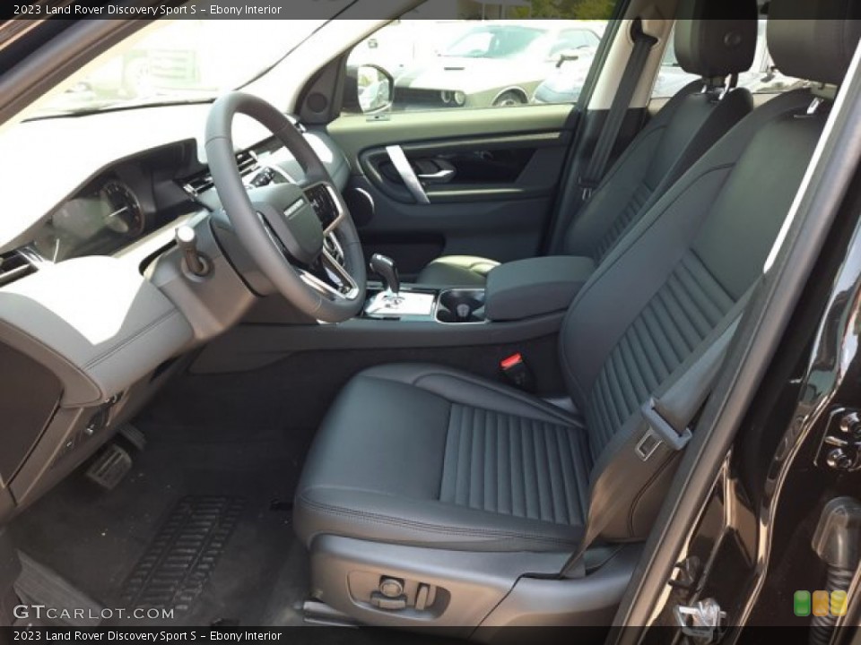 Ebony Interior Front Seat for the 2023 Land Rover Discovery Sport S #144404247