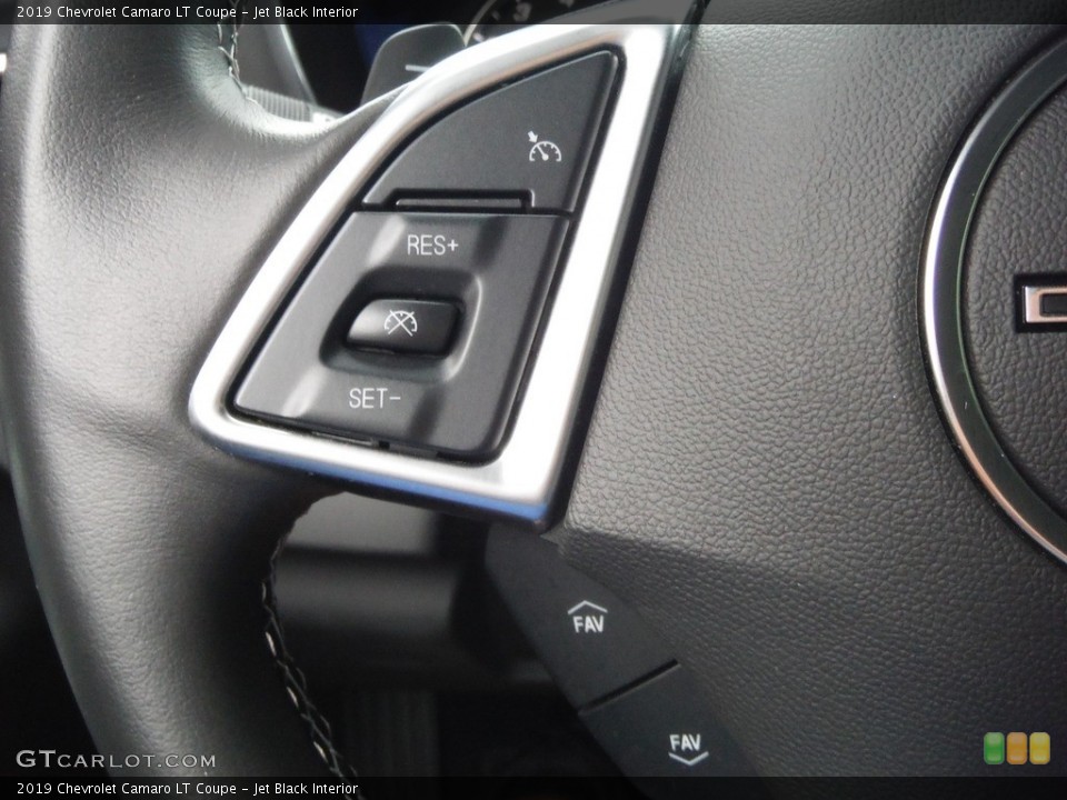 Jet Black Interior Steering Wheel for the 2019 Chevrolet Camaro LT Coupe #144404439