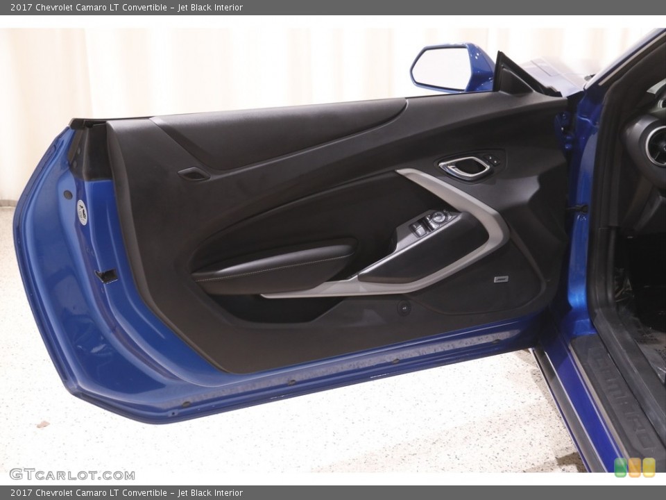 Jet Black Interior Door Panel for the 2017 Chevrolet Camaro LT Convertible #144404589