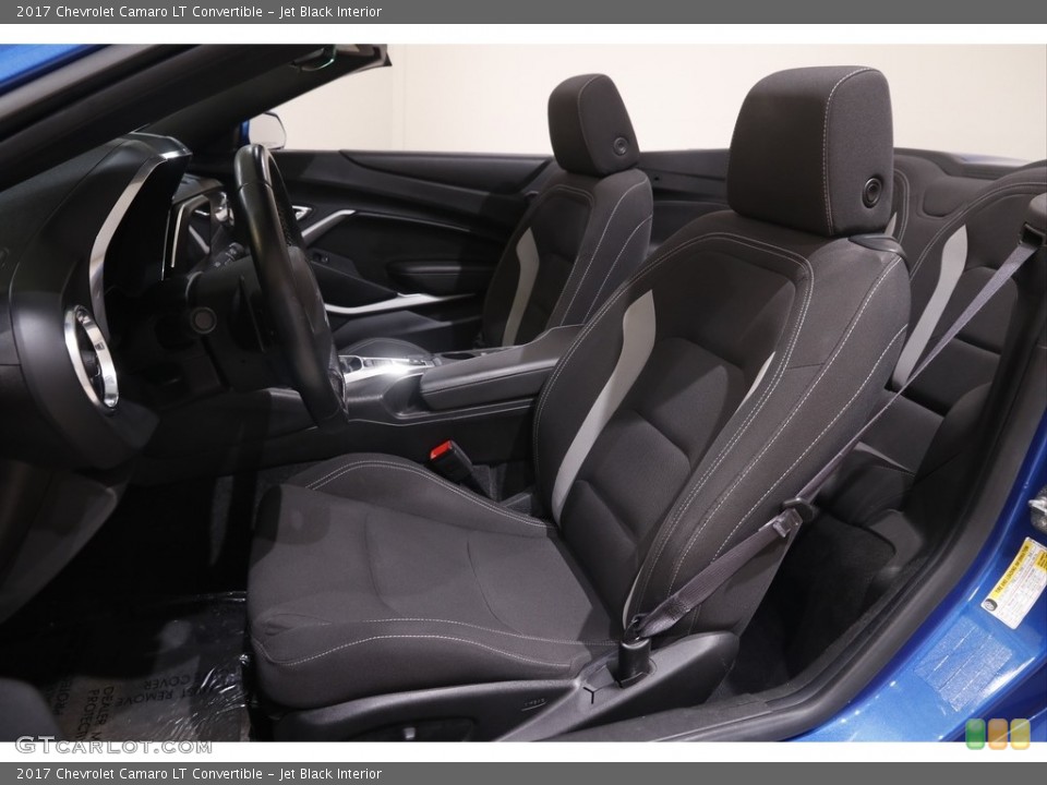 Jet Black Interior Front Seat for the 2017 Chevrolet Camaro LT Convertible #144404595