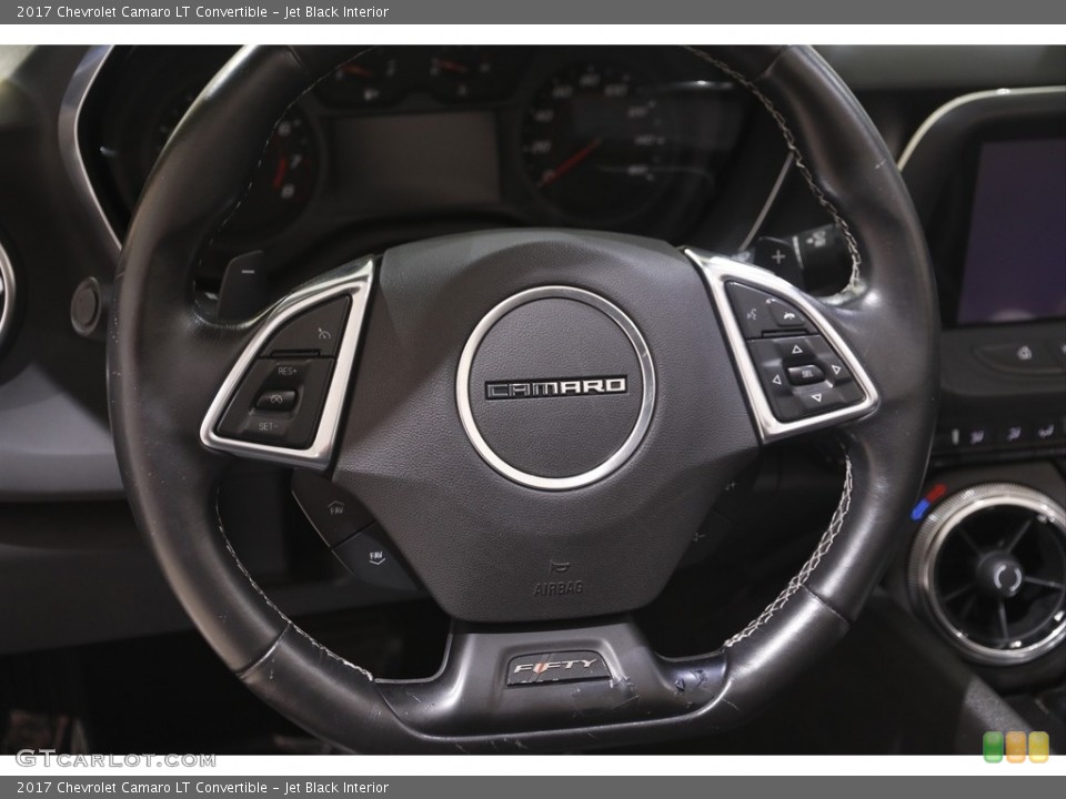 Jet Black Interior Steering Wheel for the 2017 Chevrolet Camaro LT Convertible #144404625