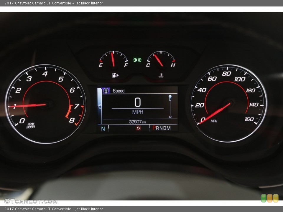 Jet Black Interior Gauges for the 2017 Chevrolet Camaro LT Convertible #144404634