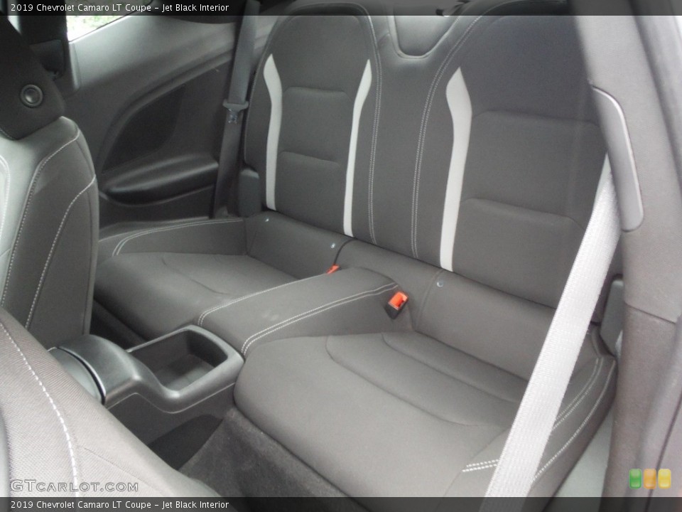 Jet Black Interior Rear Seat for the 2019 Chevrolet Camaro LT Coupe #144404679