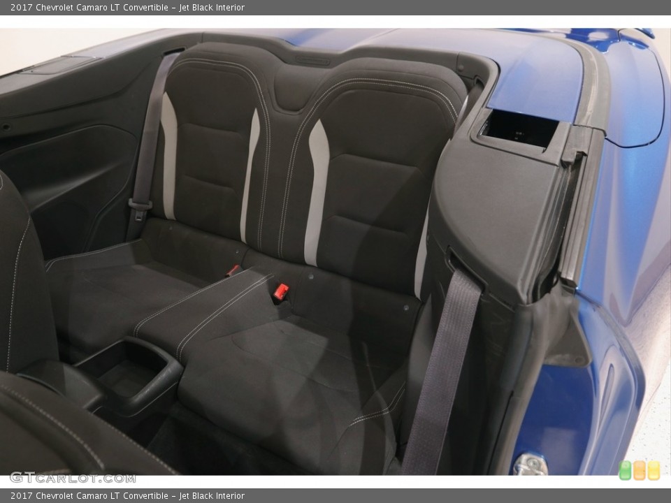 Jet Black Interior Rear Seat for the 2017 Chevrolet Camaro LT Convertible #144404730