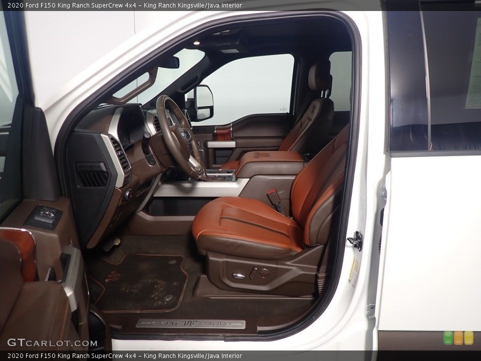 King Ranch Kingsville/Java Interior Front Seat for the 2020 Ford F150 King Ranch SuperCrew 4x4 #144407096