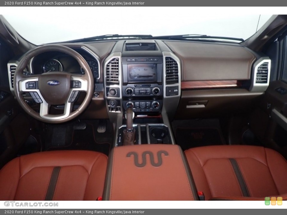 King Ranch Kingsville/Java Interior Dashboard for the 2020 Ford F150 King Ranch SuperCrew 4x4 #144407136
