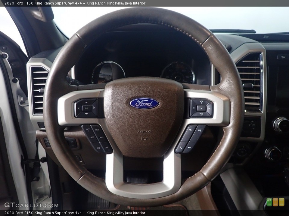 King Ranch Kingsville/Java Interior Steering Wheel for the 2020 Ford F150 King Ranch SuperCrew 4x4 #144407187