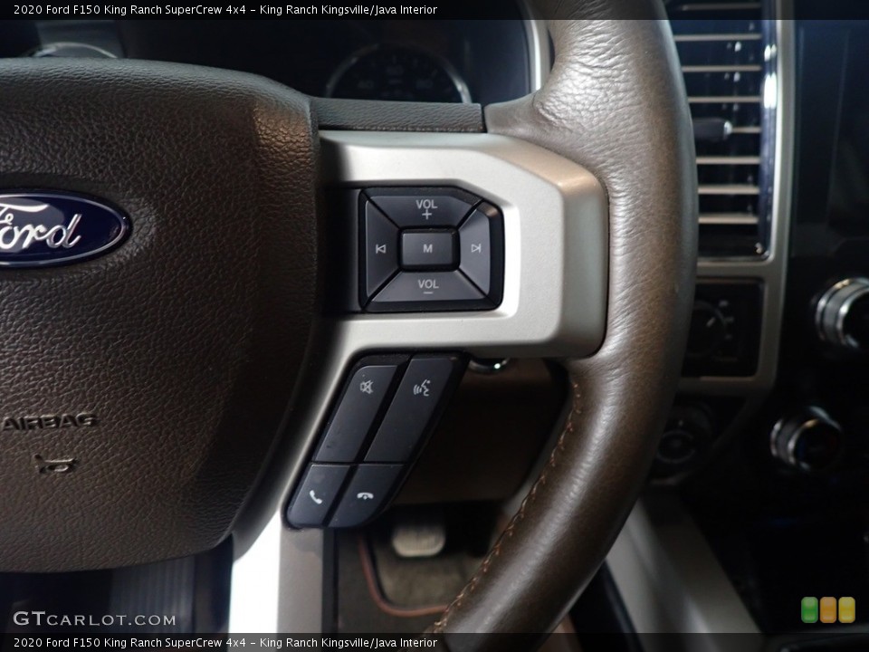 King Ranch Kingsville/Java Interior Steering Wheel for the 2020 Ford F150 King Ranch SuperCrew 4x4 #144407241
