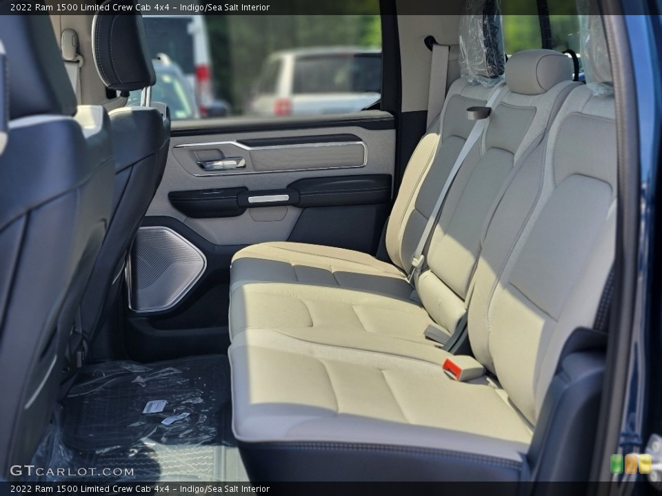 Indigo/Sea Salt Interior Rear Seat for the 2022 Ram 1500 Limited Crew Cab 4x4 #144407943
