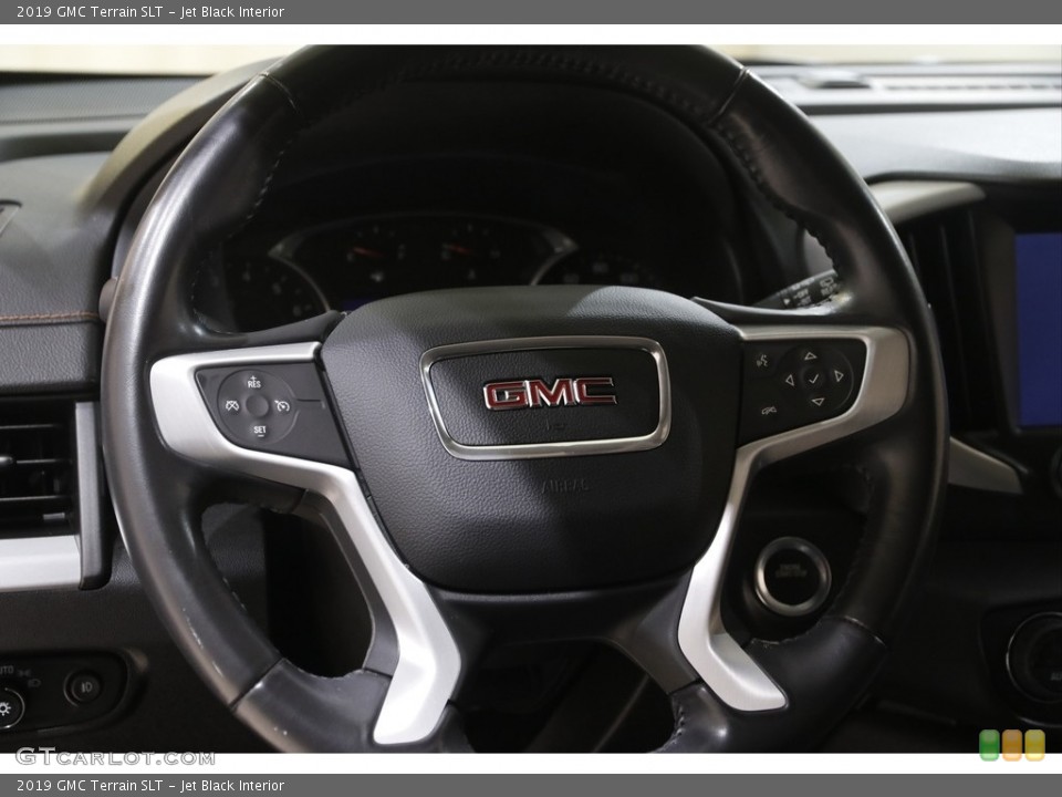 Jet Black Interior Steering Wheel for the 2019 GMC Terrain SLT #144408201