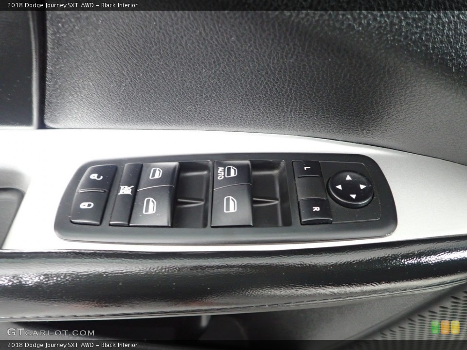 Black Interior Controls for the 2018 Dodge Journey SXT AWD #144408390