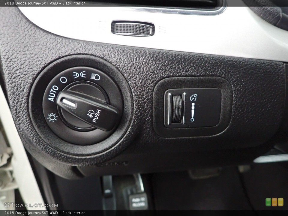 Black Interior Controls for the 2018 Dodge Journey SXT AWD #144408438