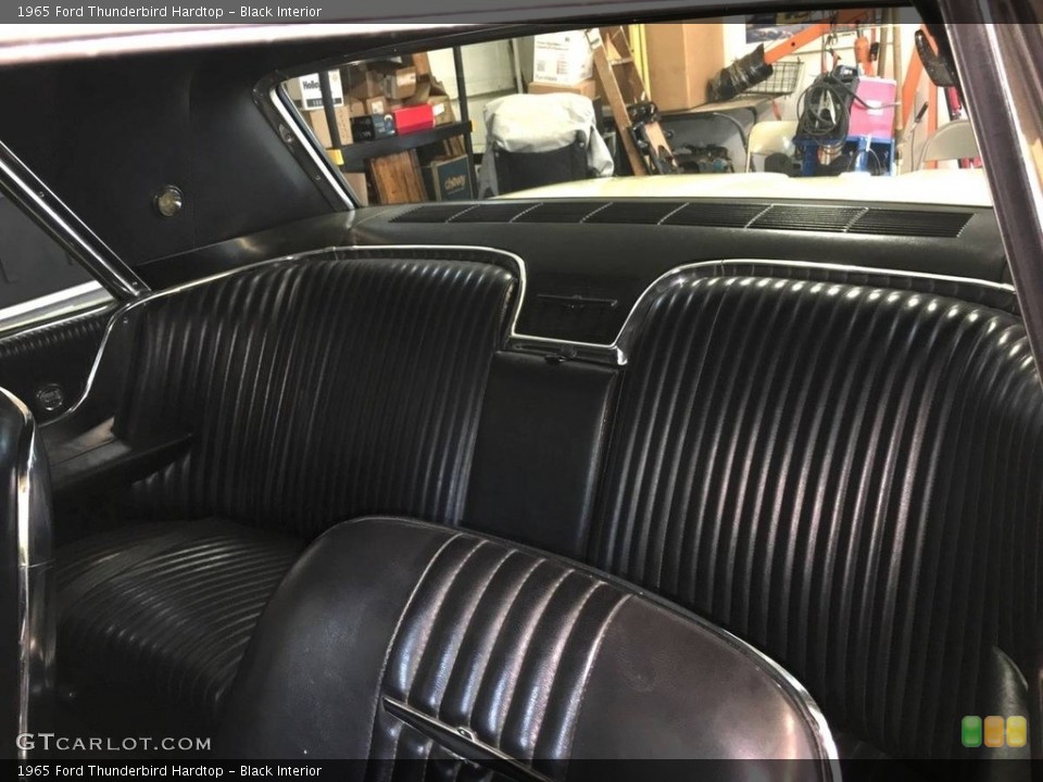 Black Interior Rear Seat for the 1965 Ford Thunderbird Hardtop #144408450