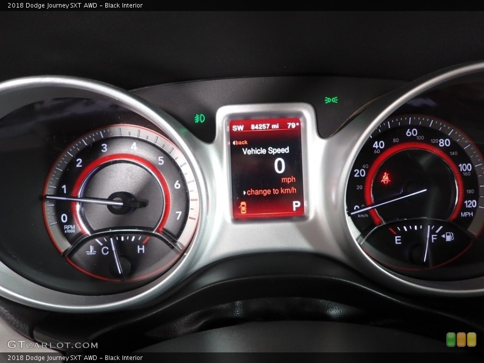 Black Interior Gauges for the 2018 Dodge Journey SXT AWD #144408483