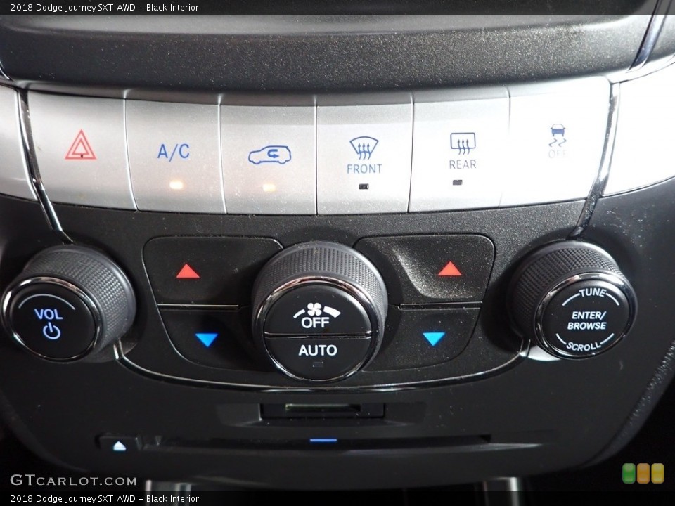 Black Interior Controls for the 2018 Dodge Journey SXT AWD #144408495