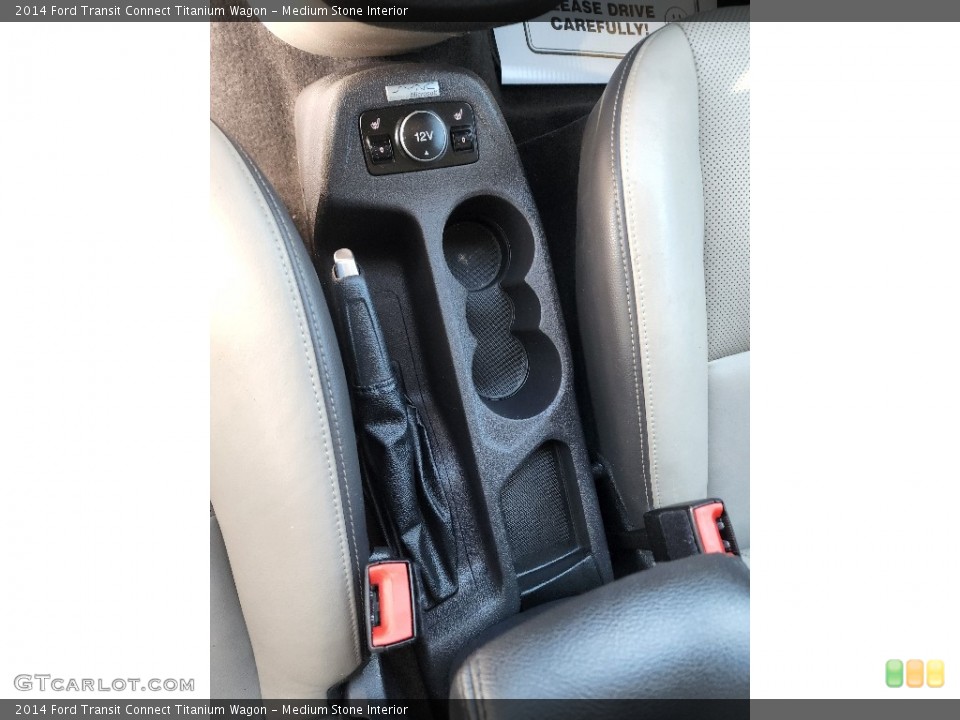 Medium Stone Interior Controls for the 2014 Ford Transit Connect Titanium Wagon #144409196