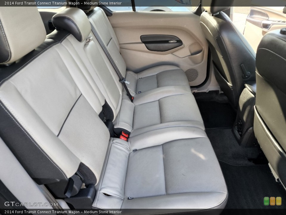 Medium Stone Interior Rear Seat for the 2014 Ford Transit Connect Titanium Wagon #144409257