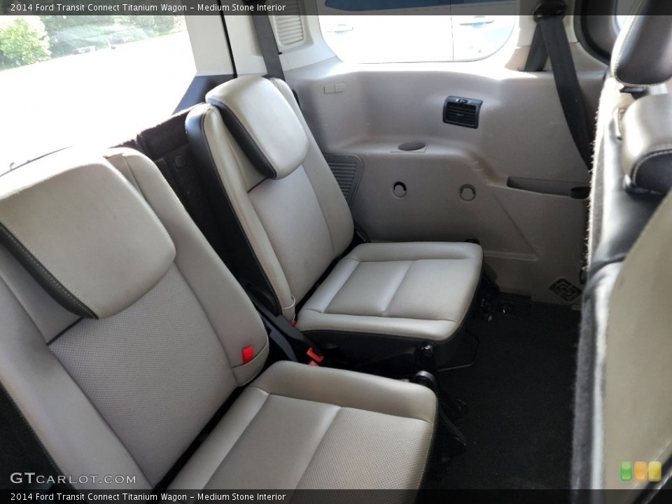 Medium Stone Interior Rear Seat for the 2014 Ford Transit Connect Titanium Wagon #144409269