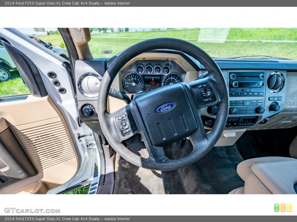 Adobe Interior Steering Wheel for the 2014 Ford F350 Super Duty XL Crew Cab 4x4 Dually #144413851