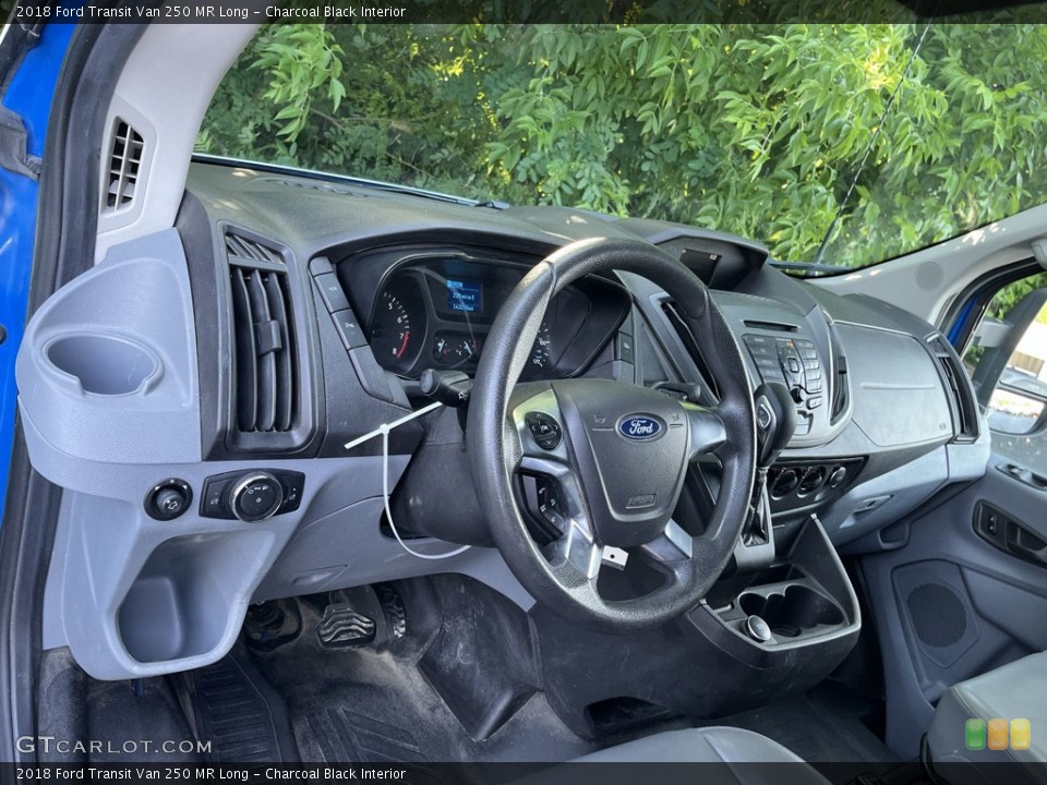 Charcoal Black Interior Dashboard for the 2018 Ford Transit Van 250 MR Long #144414001