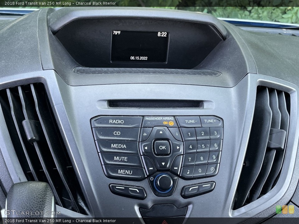 Charcoal Black Interior Controls for the 2018 Ford Transit Van 250 MR Long #144414067