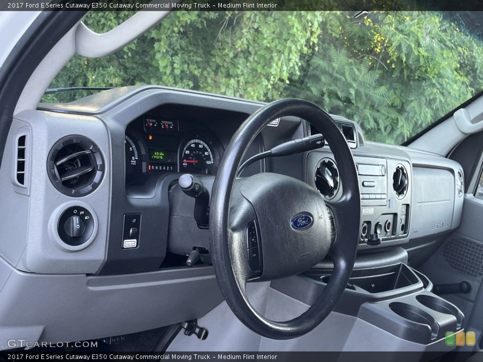 Medium Flint Interior Dashboard for the 2017 Ford E Series Cutaway E350 Cutaway Commercial Moving Truck #144415225