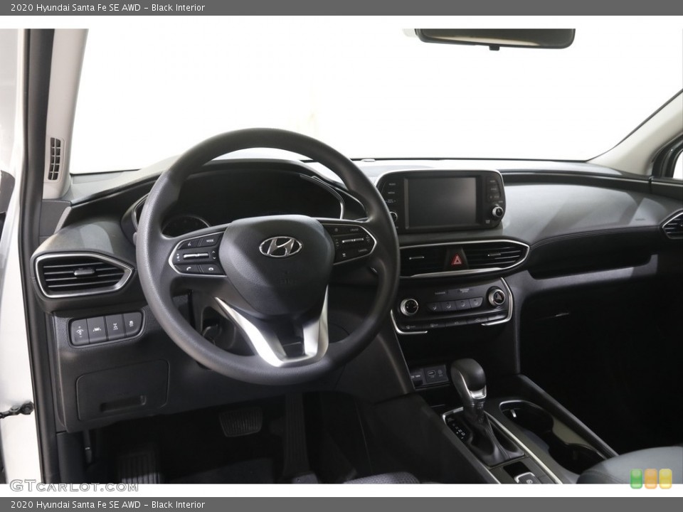 Black Interior Dashboard for the 2020 Hyundai Santa Fe SE AWD #144415393