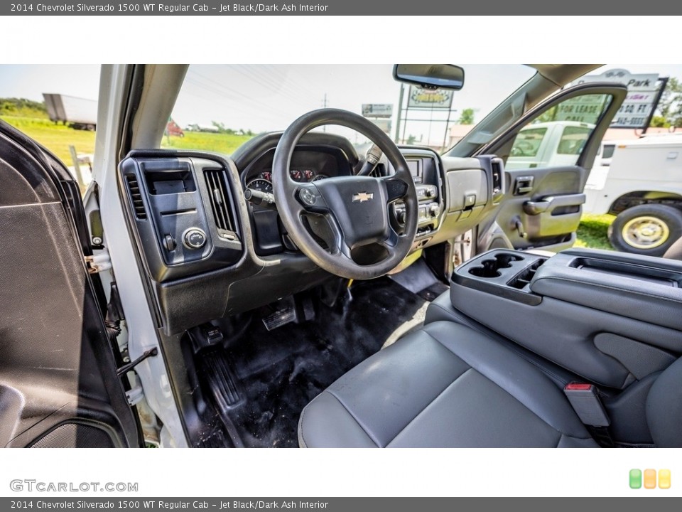 Jet Black/Dark Ash Interior Photo for the 2014 Chevrolet Silverado 1500 WT Regular Cab #144416335