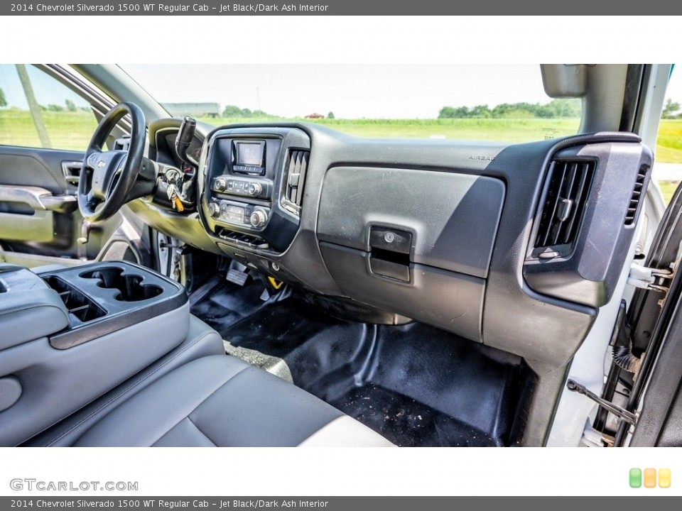 Jet Black/Dark Ash Interior Dashboard for the 2014 Chevrolet Silverado 1500 WT Regular Cab #144416368