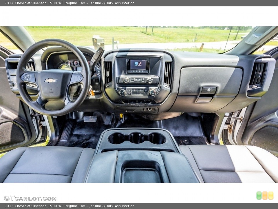 Jet Black/Dark Ash Interior Prime Interior for the 2014 Chevrolet Silverado 1500 WT Regular Cab #144416404