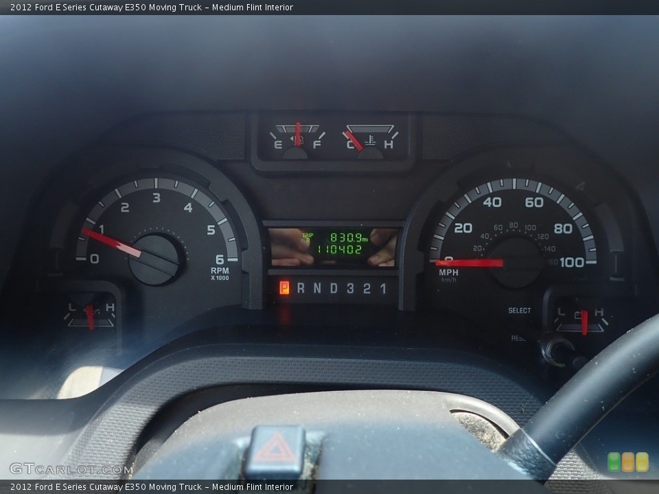 Medium Flint Interior Gauges for the 2012 Ford E Series Cutaway E350 Moving Truck #144418006