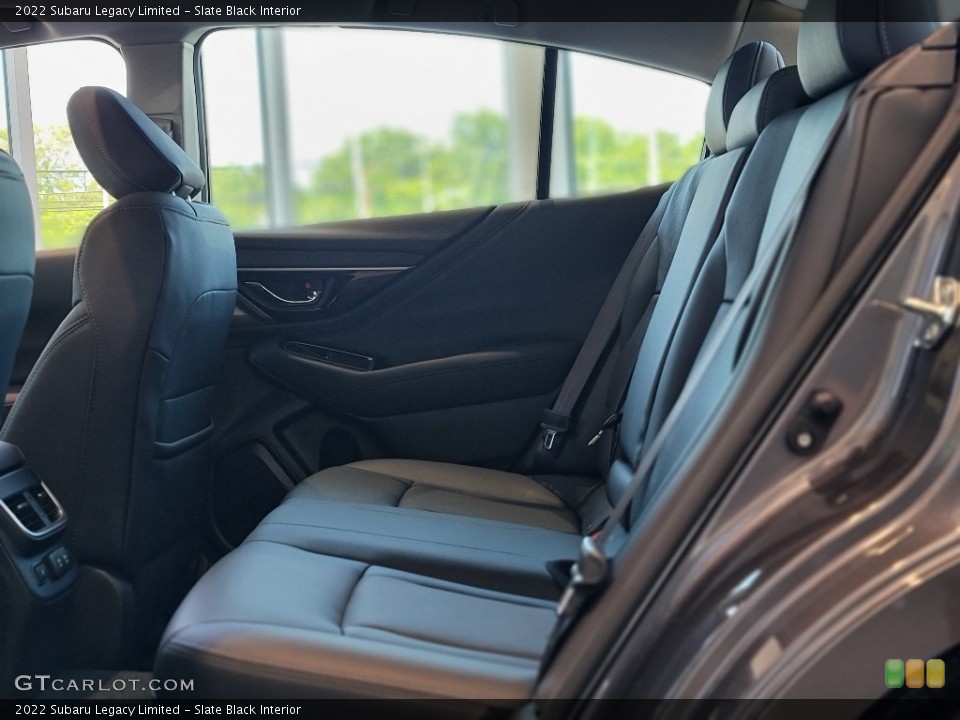 Slate Black Interior Rear Seat for the 2022 Subaru Legacy Limited #144418843