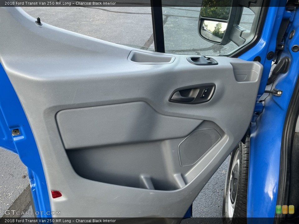 Charcoal Black Interior Door Panel for the 2018 Ford Transit Van 250 MR Long #144420106