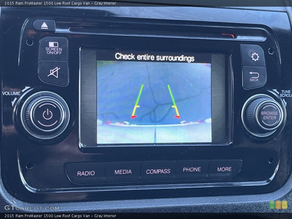 Gray Interior Controls for the 2015 Ram ProMaster 1500 Low Roof Cargo Van #144421057