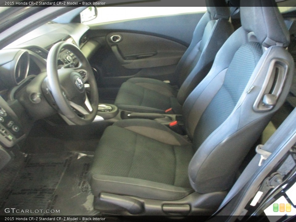 Black Interior Front Seat for the 2015 Honda CR-Z  #144422582