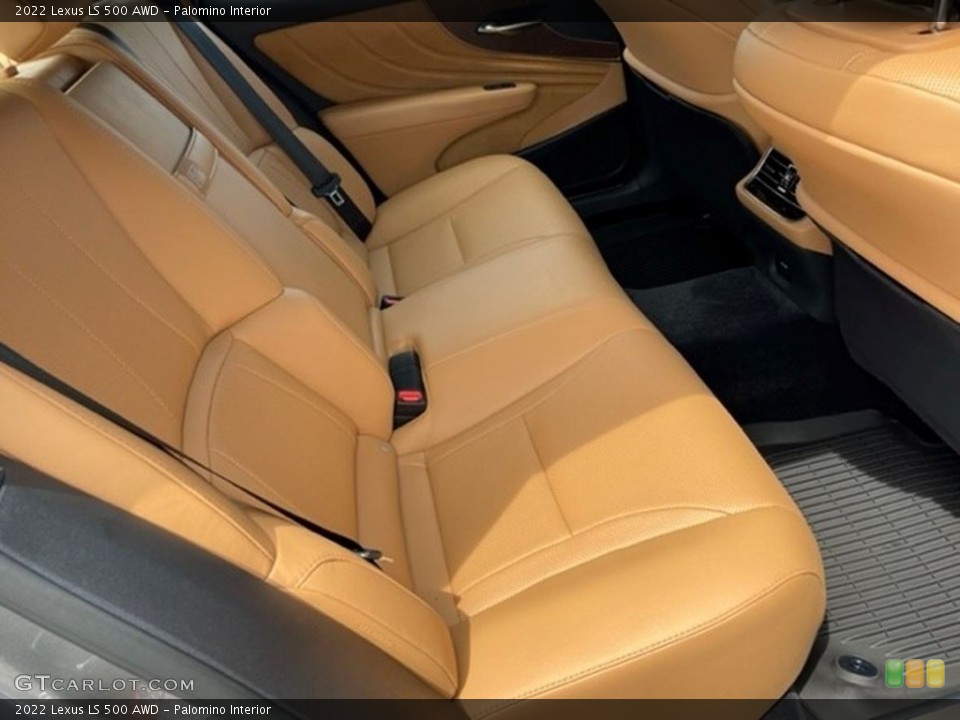 Palomino Interior Rear Seat for the 2022 Lexus LS 500 AWD #144423375
