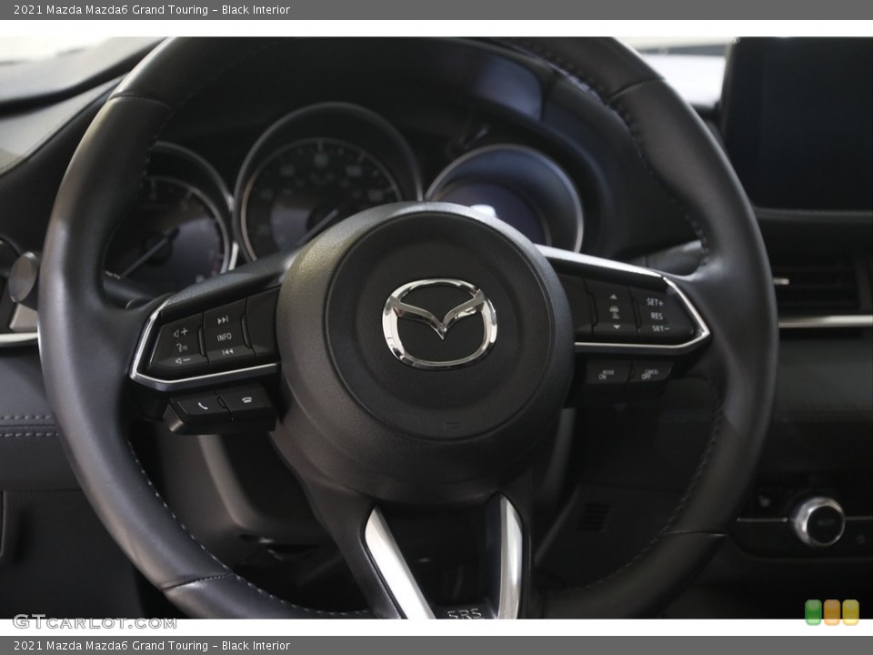 Black Interior Steering Wheel for the 2021 Mazda Mazda6 Grand Touring #144426397