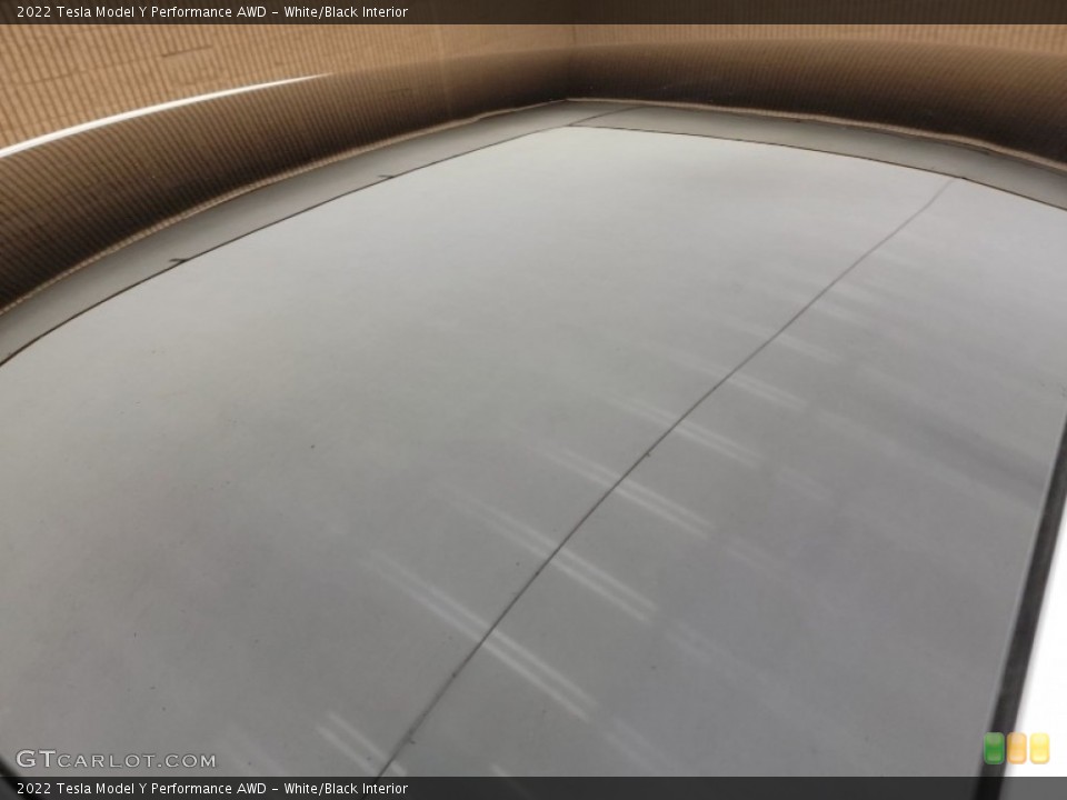 White/Black Interior Sunroof for the 2022 Tesla Model Y Performance AWD #144426469
