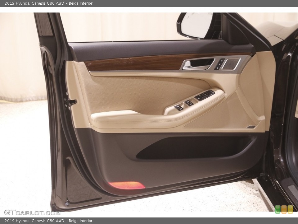 Beige Interior Door Panel for the 2019 Hyundai Genesis G80 AWD #144427609
