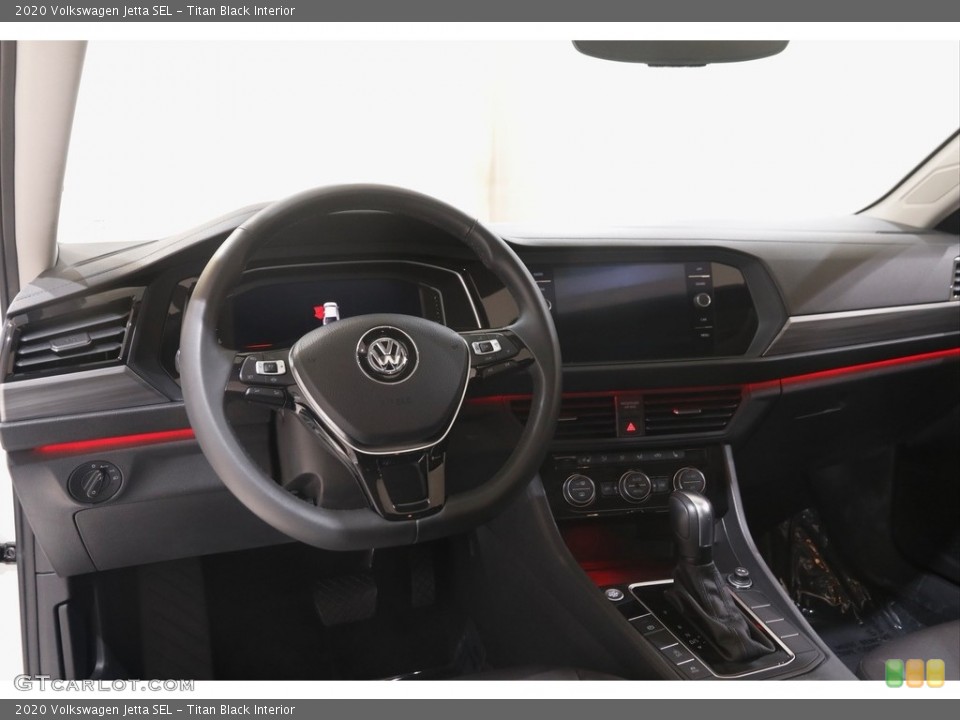 Titan Black Interior Dashboard for the 2020 Volkswagen Jetta SEL #144427717