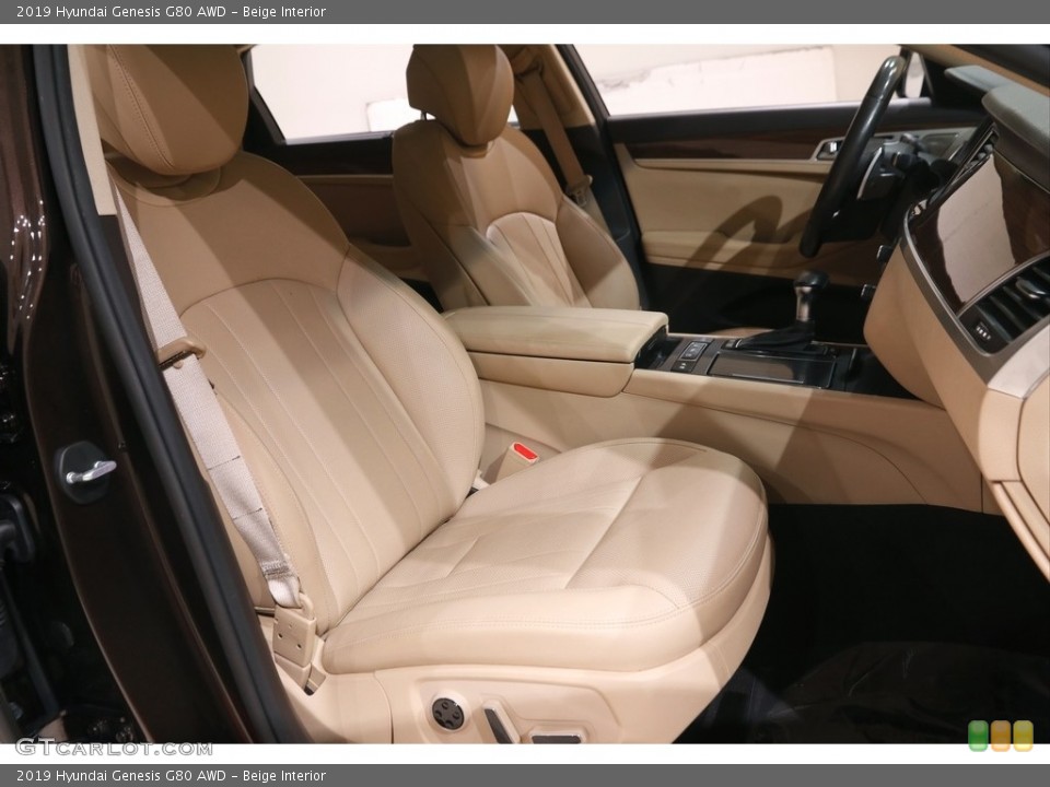 Beige 2019 Hyundai Genesis Interiors