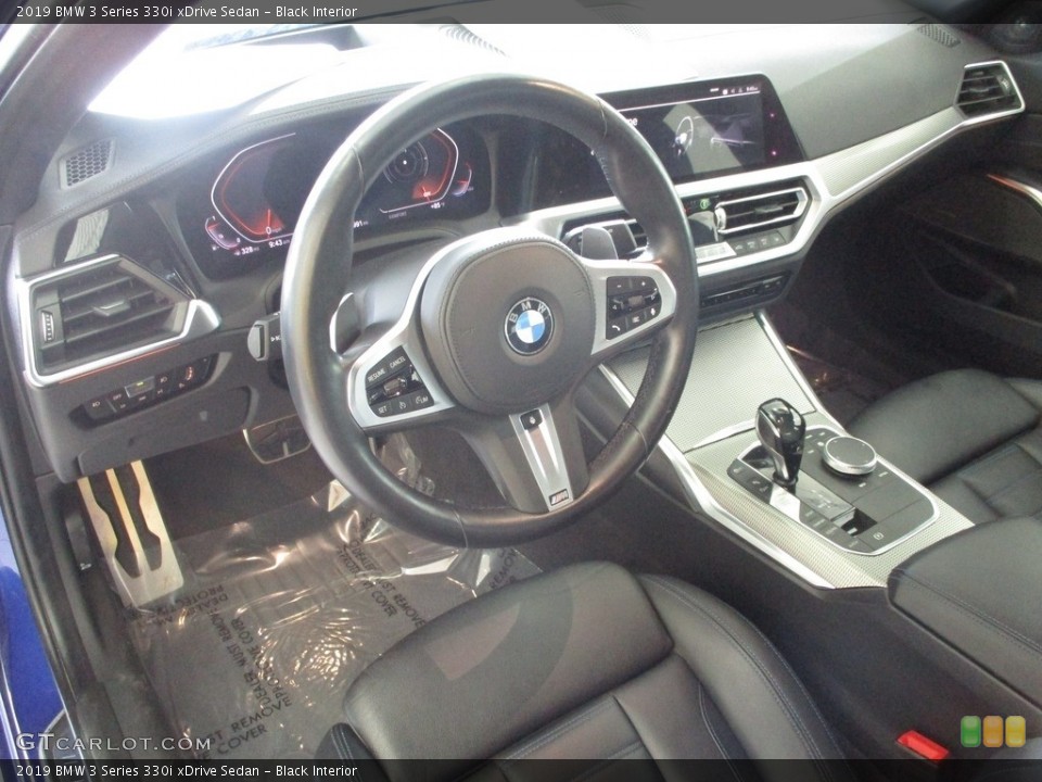 Black Interior Front Seat for the 2019 BMW 3 Series 330i xDrive Sedan #144428392
