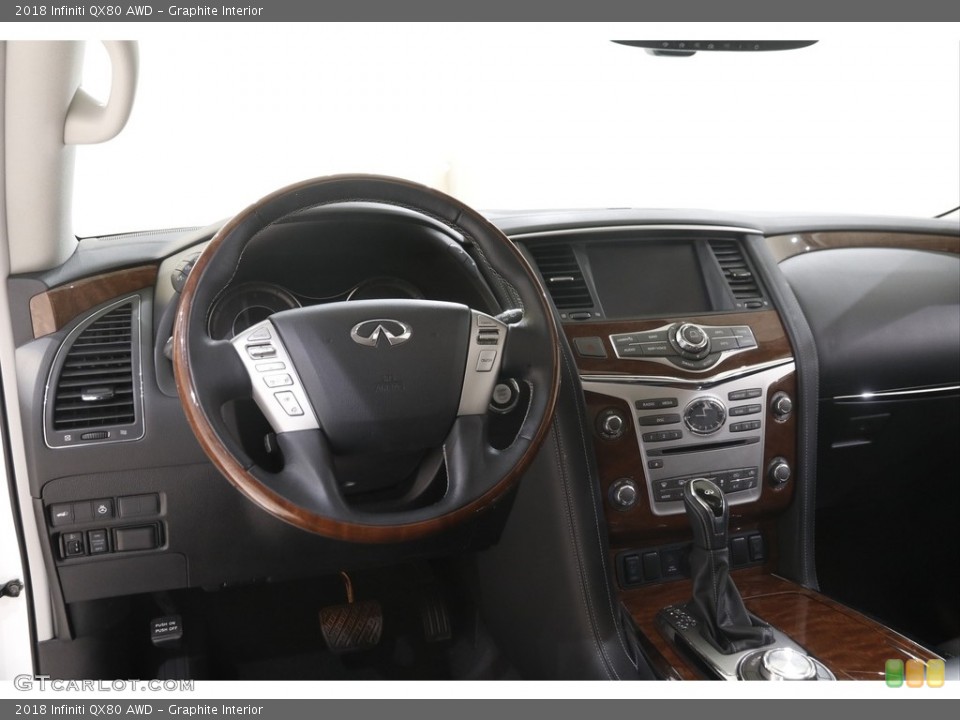 Graphite Interior Dashboard for the 2018 Infiniti QX80 AWD #144428863