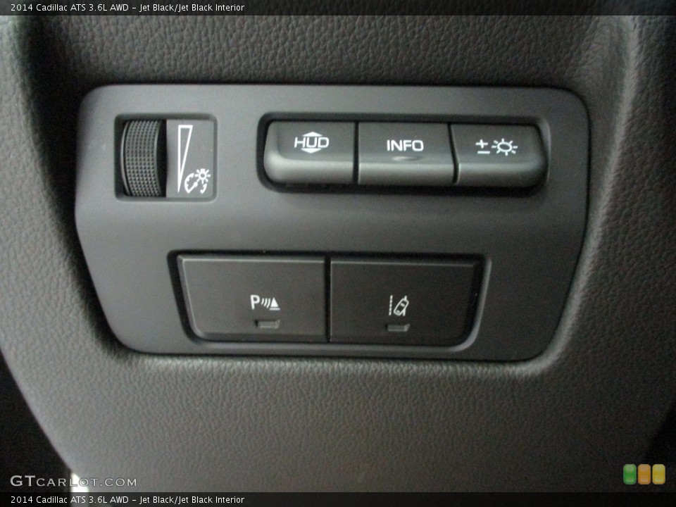Jet Black/Jet Black Interior Controls for the 2014 Cadillac ATS 3.6L AWD #144429751